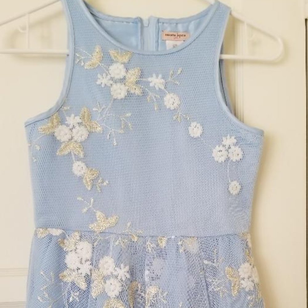 Nanette Lepore Fancy Blue Girls Dress